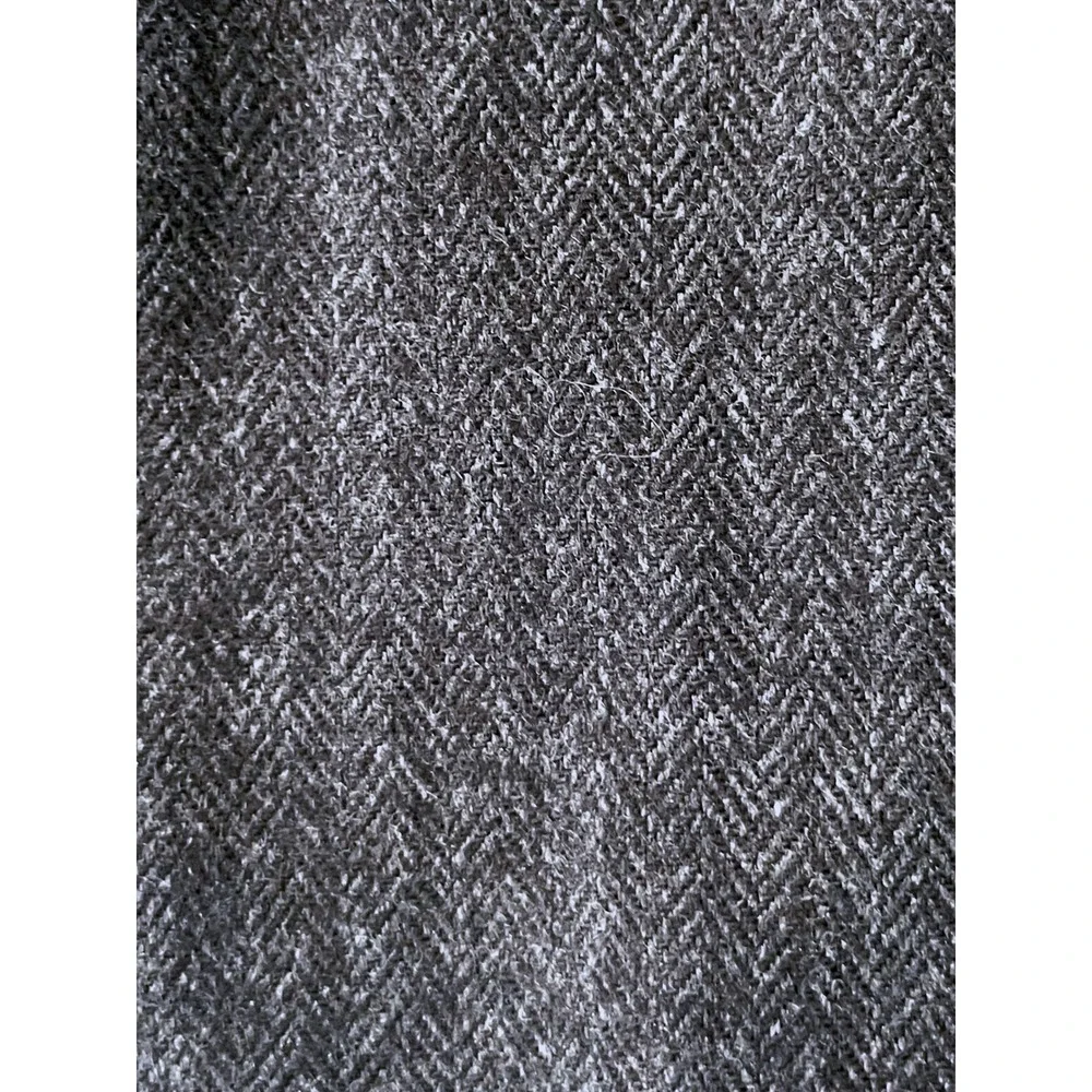 Gap Mens Extra Small‎ Blazer Charcoal Tonal Herringbone Cotton Blend Jacket